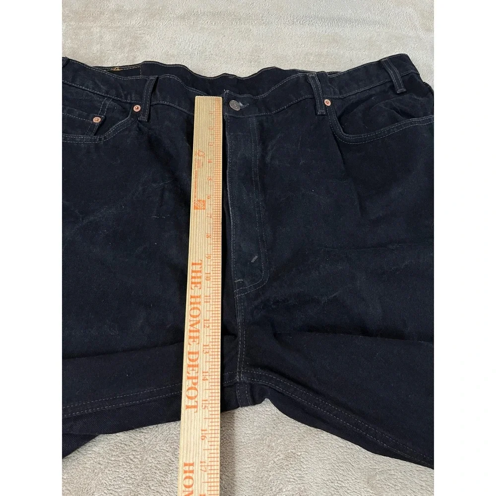 Vintage Levis 550 Relaxed Fit Jeans Men's 46(44)x30 Black Made in USA faded good